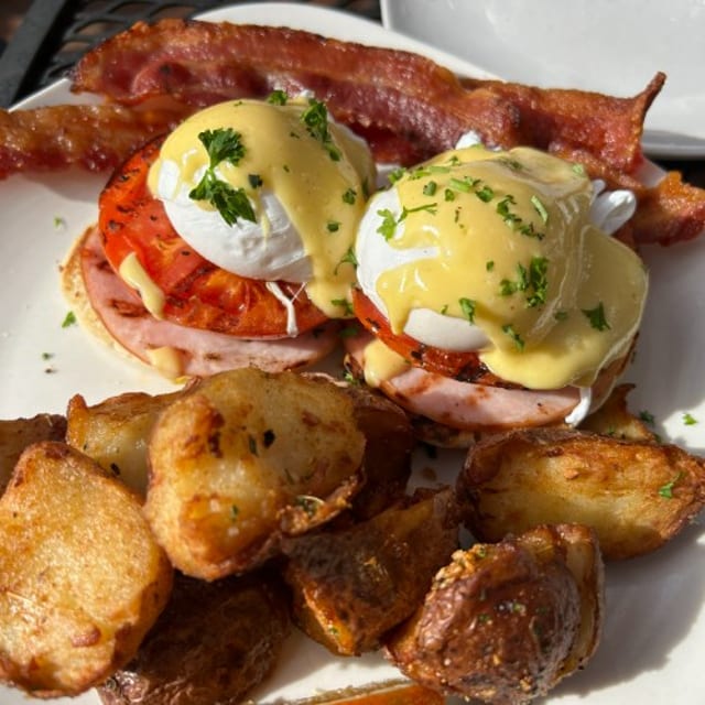 Classic Eggs Benedict.