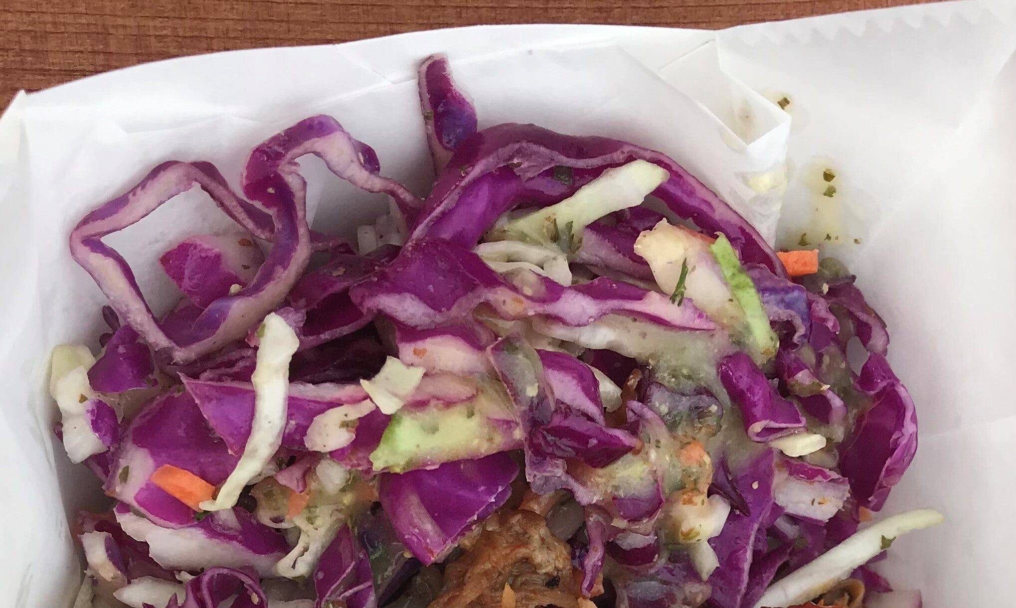 Side of Cider-Lemon Slaw.