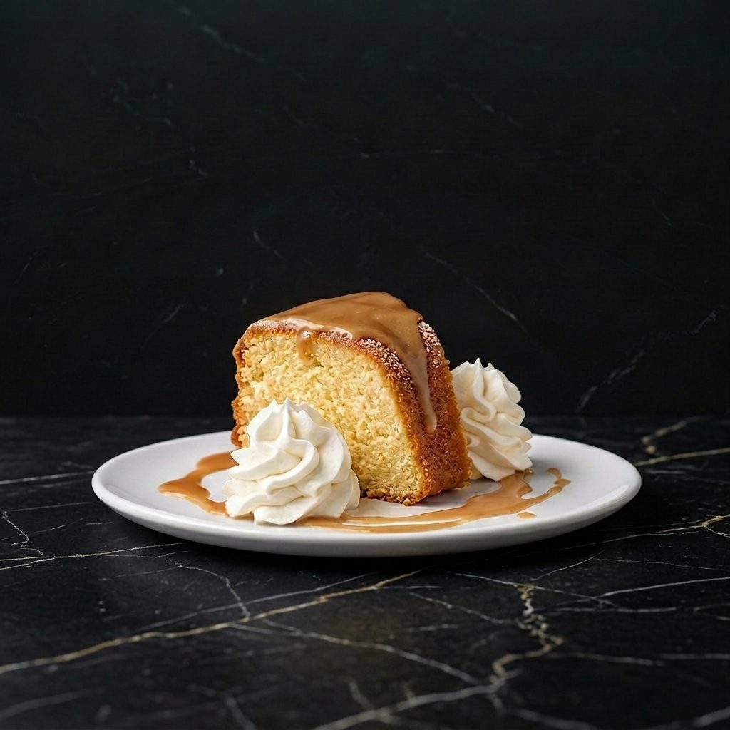 Brown Sugar Rum Cake.
