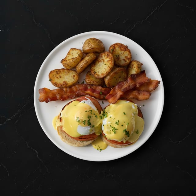 Classic Eggs Benedict.
