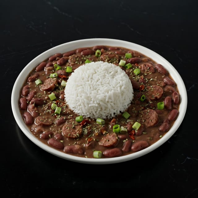 Red Beans and Rice.