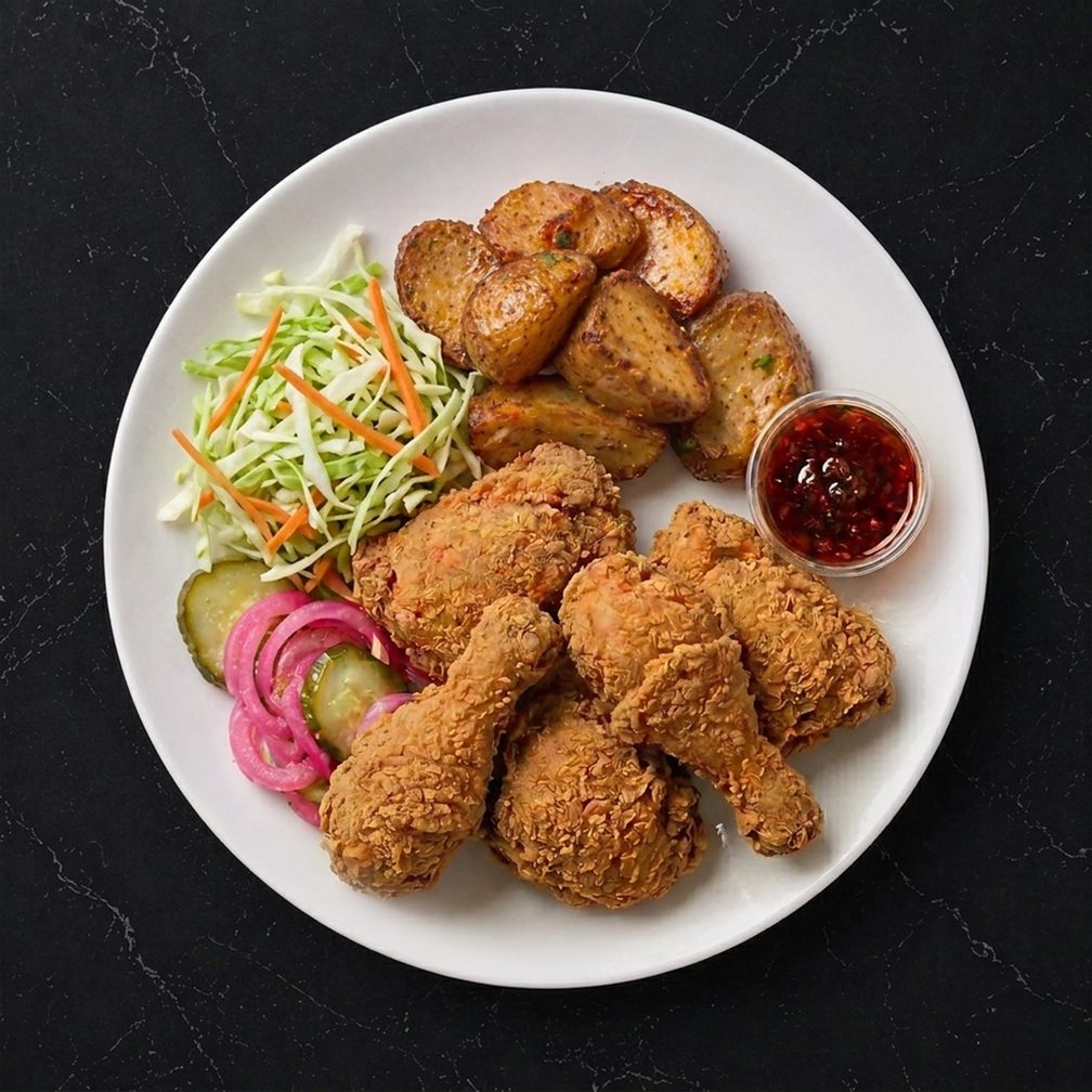 Southern Fried Chicken Plate.