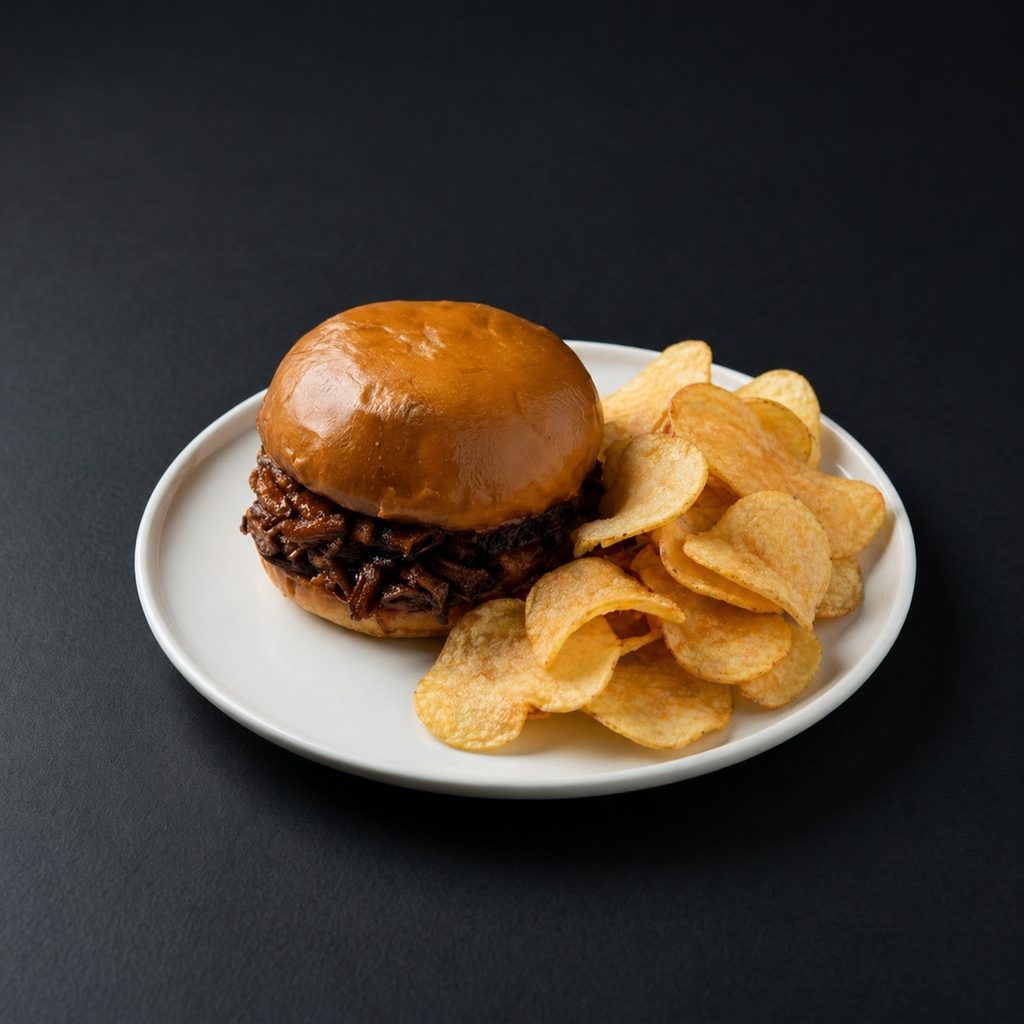 Smoked Brisket Sandwich.