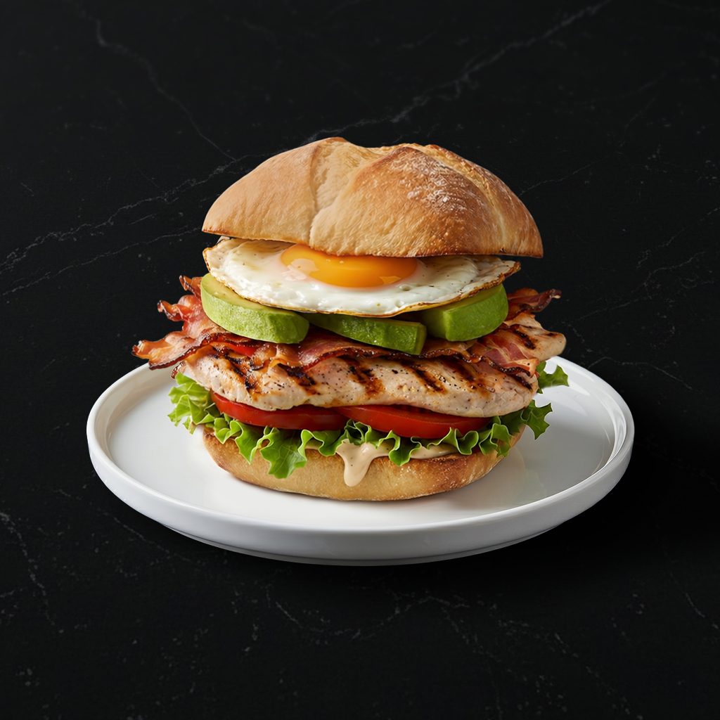 Chicken Club Sandwich.