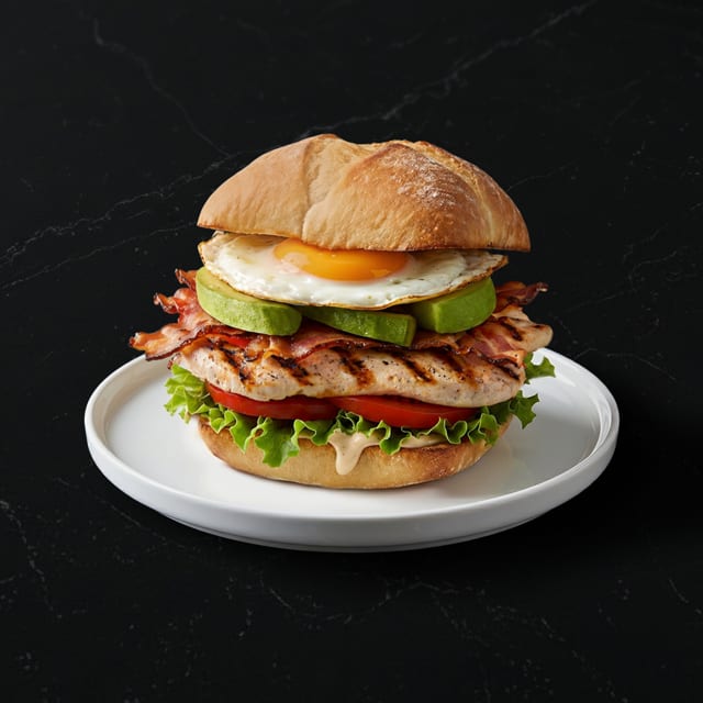 Chicken Club Sandwich.